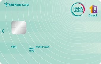 하나멤버스 1Q 체크카드 | 카드고릴라